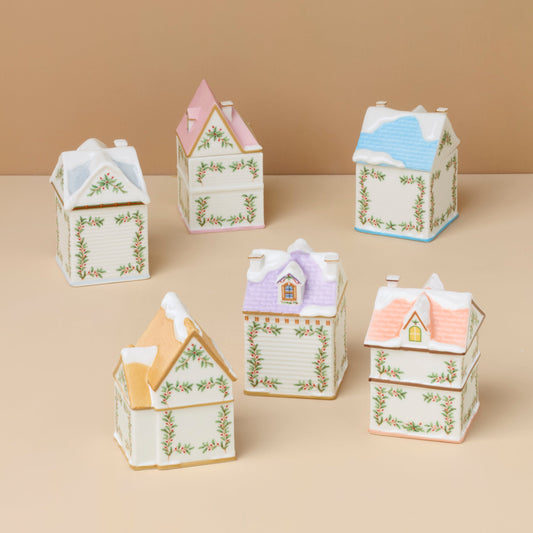 Lenox Spice Village 6-Piece Christmas Spice Jar Set