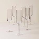 Tuscany Classics Straight Flute Glasses, Set of 6