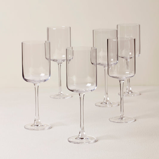 Tuscany Classics Straight White Wine Glasses, Set of 6